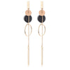 2020 New Gold Color Long Crystal Tassel Dangle Earrings for Women Wedding Drop Earring Fashion Jewelry Gifts